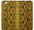 W3365 Yellow Python Skin Graphic Print Hard Case and Leather Flip Case For iPhone 6 6S