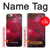 W3368 Zodiac Red Galaxy Hard Case and Leather Flip Case For iPhone 6 Plus, iPhone 6s Plus