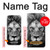 W3372 Lion Face Hard Case and Leather Flip Case For iPhone 5C