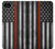 W3472 Firefighter Thin Red Line Flag Hard Case and Leather Flip Case For iPhone 4 4S