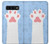 W3618 Cat Paw Hard Case and Leather Flip Case For Samsung Galaxy S10 Plus