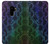 W3366 Rainbow Python Skin Graphic Print Hard Case and Leather Flip Case For Samsung Galaxy S9 Plus