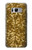 W3388 Gold Glitter Graphic Print Hard Case and Leather Flip Case For Samsung Galaxy S8 Plus