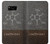 W3475 Caffeine Molecular Hard Case and Leather Flip Case For Samsung Galaxy S8