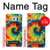 W3459 Tie Dye Hard Case and Leather Flip Case For Samsung Galaxy S6 Edge