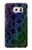 W3366 Rainbow Python Skin Graphic Print Hard Case and Leather Flip Case For Samsung Galaxy S6