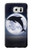 W3510 Dolphin Moon Night Hard Case and Leather Flip Case For Samsung Galaxy S6