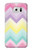 W3514 Rainbow Zigzag Hard Case and Leather Flip Case For Samsung Galaxy S6