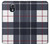 W3452 Plaid Fabric Pattern Hard Case and Leather Flip Case For Samsung Galaxy S4