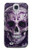 W3582 Purple Sugar Skull Hard Case and Leather Flip Case For Samsung Galaxy S4