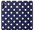 W3533 Blue Polka Dot Hard Case and Leather Flip Case For Samsung Galaxy Note 10 Plus