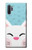 W3542 Cute Cat Cartoon Hard Case and Leather Flip Case For Samsung Galaxy Note 10 Plus
