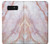 W3482 Soft Pink Marble Graphic Print Hard Case and Leather Flip Case For Note 8 Samsung Galaxy Note8