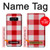 W3535 Red Gingham Hard Case and Leather Flip Case For Note 8 Samsung Galaxy Note8