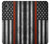 W3472 Firefighter Thin Red Line Flag Hard Case and Leather Flip Case For Samsung Galaxy A10