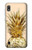 W3490 Gold Pineapple Hard Case and Leather Flip Case For Samsung Galaxy A10