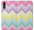 W3514 Rainbow Zigzag Hard Case and Leather Flip Case For Samsung Galaxy A70