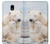 W3373 Polar Bear Hug Family Hard Case and Leather Flip Case For Samsung Galaxy J7 (2018), J7 Aero, J7 Top, J7 Aura, J7 Crown, J7 Refine, J7 Eon, J7 V 2nd Gen, J7 Star