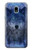 W3410 Wolf Dream Catcher Hard Case and Leather Flip Case For Samsung Galaxy J3 (2018), J3 Star, J3 V 3rd Gen, J3 Orbit, J3 Achieve, Express Prime 3, Amp Prime 3