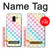 W3499 Colorful Heart Pattern Hard Case and Leather Flip Case For Samsung Galaxy J6 (2018)