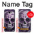 W3582 Purple Sugar Skull Hard Case and Leather Flip Case For Samsung Galaxy J4+ (2018), J4 Plus (2018)