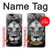 W3372 Lion Face Hard Case and Leather Flip Case For Samsung Galaxy J7 Prime (SM-G610F)