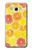 W3408 Lemon Hard Case and Leather Flip Case For Samsung Galaxy J7 (2016)