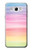 W3507 Colorful Rainbow Pastel Hard Case and Leather Flip Case For Samsung Galaxy J7 (2016)