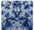 W3439 Fabric Indigo Tie Dye Hard Case and Leather Flip Case For Samsung Galaxy J7