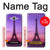 W3447 Eiffel Paris Sunset Hard Case and Leather Flip Case For Samsung Galaxy J7