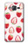 W3481 Strawberry Hard Case and Leather Flip Case For Samsung Galaxy On5