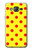 W3526 Red Spot Polka Dot Hard Case and Leather Flip Case For Samsung Galaxy On5