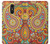 W3402 Floral Paisley Pattern Seamless Hard Case and Leather Flip Case For LG K10 (2018), LG K30