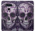 W3582 Purple Sugar Skull Hard Case and Leather Flip Case For LG V40, LG V40 ThinQ