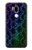 W3366 Rainbow Python Skin Graphic Print Hard Case and Leather Flip Case For LG G7 ThinQ