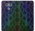 W3366 Rainbow Python Skin Graphic Print Hard Case and Leather Flip Case For LG G6