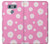 W3500 Pink Floral Pattern Hard Case and Leather Flip Case For LG G6