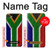 W3464 South Africa Flag Hard Case and Leather Flip Case For LG Q6