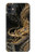 W0426 Gold Dragon Hard Case and Leather Flip Case For iPhone 11