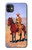 W0772 Cowboy Western Hard Case and Leather Flip Case For iPhone 11