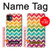 W2362 Rainbow Colorful Shavron Zig Zag Pattern Hard Case and Leather Flip Case For iPhone 11