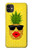 W2443 Funny Pineapple Sunglasses Kiss Hard Case and Leather Flip Case For iPhone 11