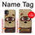 W2825 Cute Cartoon Raccoon Hard Case and Leather Flip Case For iPhone 11