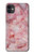 W2843 Pink Marble Texture Hard Case and Leather Flip Case For iPhone 11