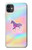 W3203 Rainbow Unicorn Hard Case and Leather Flip Case For iPhone 11