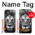 W3372 Lion Face Hard Case and Leather Flip Case For iPhone 11