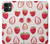 W3481 Strawberry Hard Case and Leather Flip Case For iPhone 11