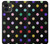 W3532 Colorful Polka Dot Hard Case and Leather Flip Case For iPhone 11