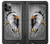 W0855 Eagle Metal Hard Case and Leather Flip Case For iPhone 11 Pro