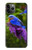 W1565 Bluebird of Happiness Blue Bird Hard Case and Leather Flip Case For iPhone 11 Pro